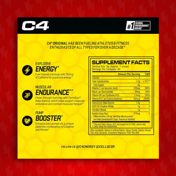 C4 Original Cellucor 60 servicios - Imagen 4