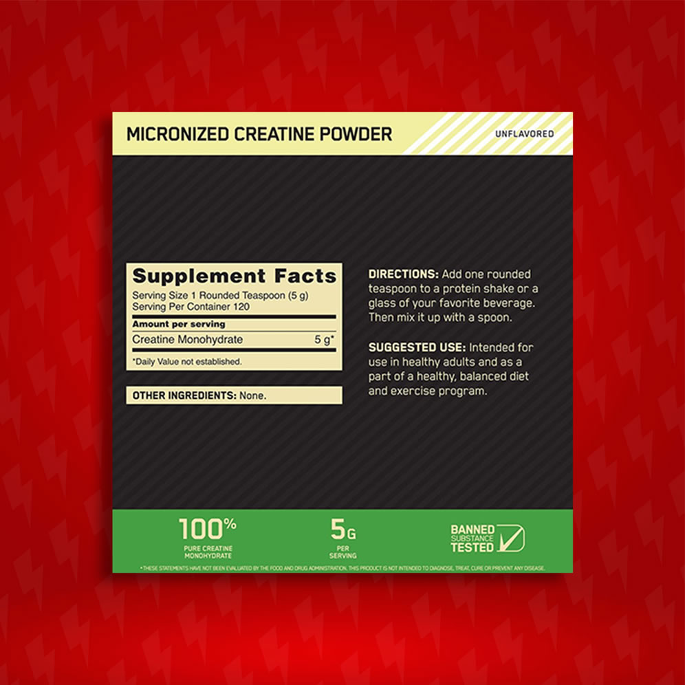 Creatine Powder Micronized Optimum Nutrition - Imagen 2