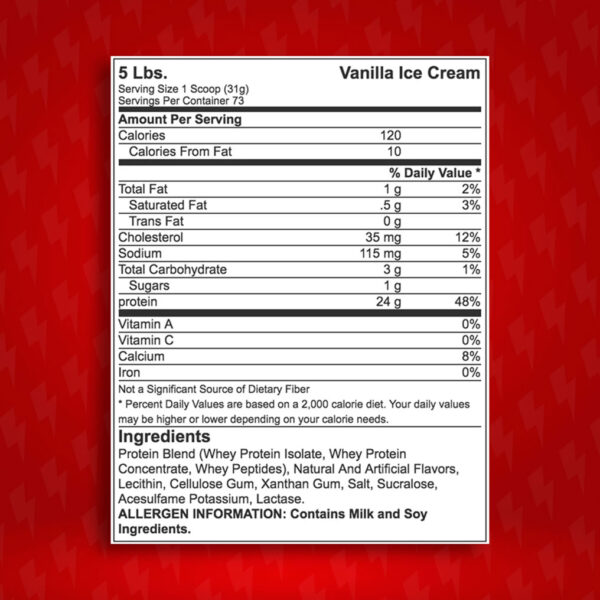 Gold Standard 100% Whey Protein 5 LB - Imagen 2