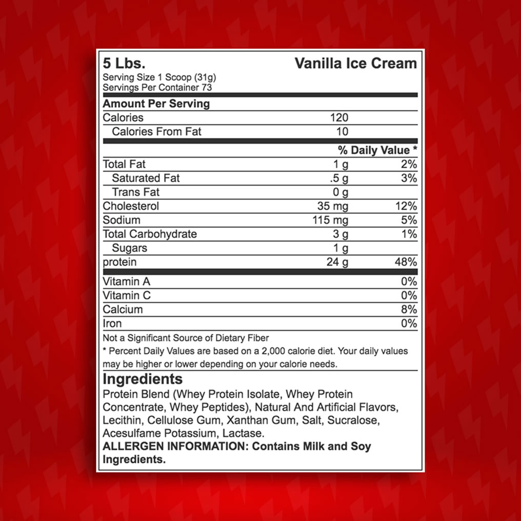 Gold Standard 100% Whey Protein 5 LB - Imagen 2